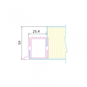 PVC3025配45板（45mm）